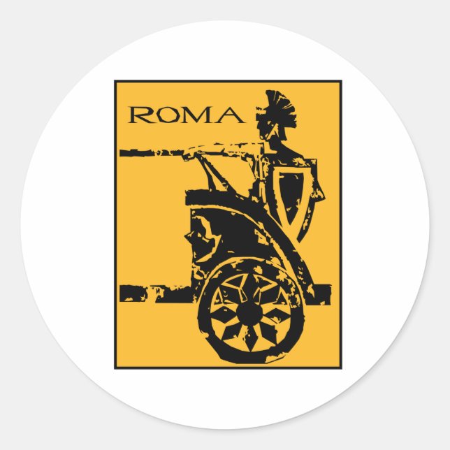 Roma Poster Classic Round Sticker (Front)