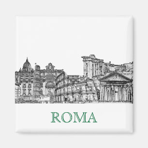 Roma, Rome... travel souvenir gifts Magnet