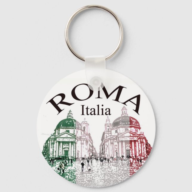 Roma Stamped Key Ring (Front)
