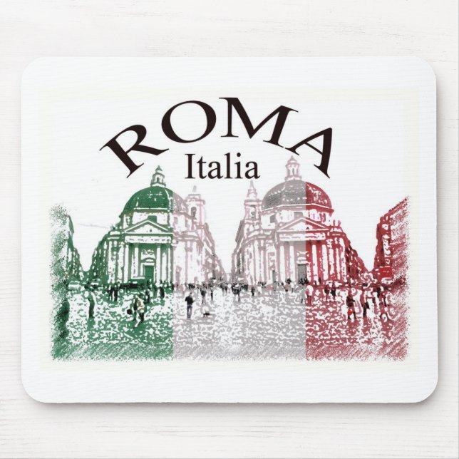 Roma Stamped Mouse Pad (Front)
