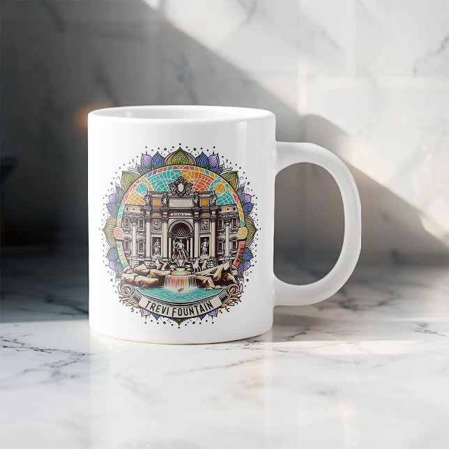 Roma Whispering Fountain Large Coffee Mug (Creator Uploaded)