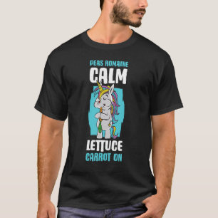 Romaine Calm Lettuce Carrot On T-Shirt
