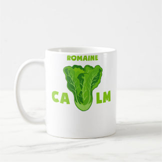 Romaine Calm Lettuce Veggie Life Gardening Cooking Coffee Mug