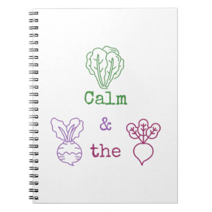 Romaine Calm & Turnip the Beet  Notebook