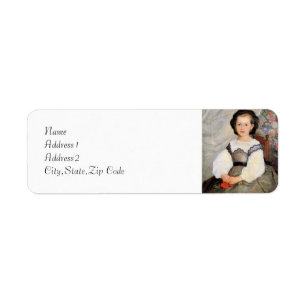 Romaine Lascaux by Renoir Return Address Label