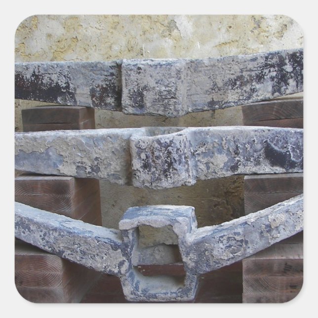 Roman Anchors Square Sticker (Front)