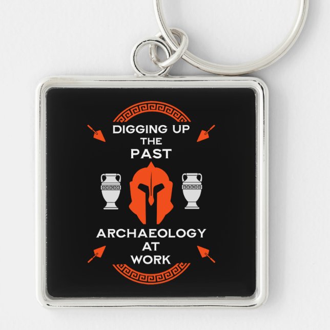 Roman Archaeologist Key Ring (Front)