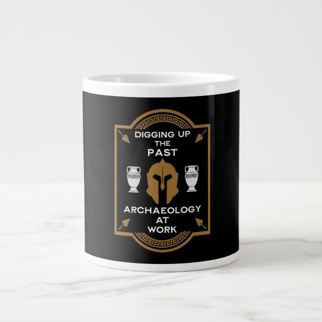 Roman Archaeologist Large Coffee Mug (Front)