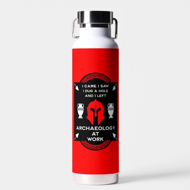 Roman Archaeologist Water Bottle (Front)