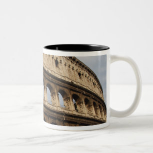 Roman Art. The Colosseum or Flavian 2 Two-Tone Coffee Mug
