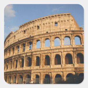 Roman Art. The Colosseum or Flavian 3 Square Sticker