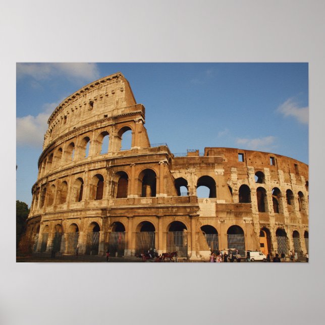 Roman Art. The Colosseum or Flavian 4 Poster (Front)
