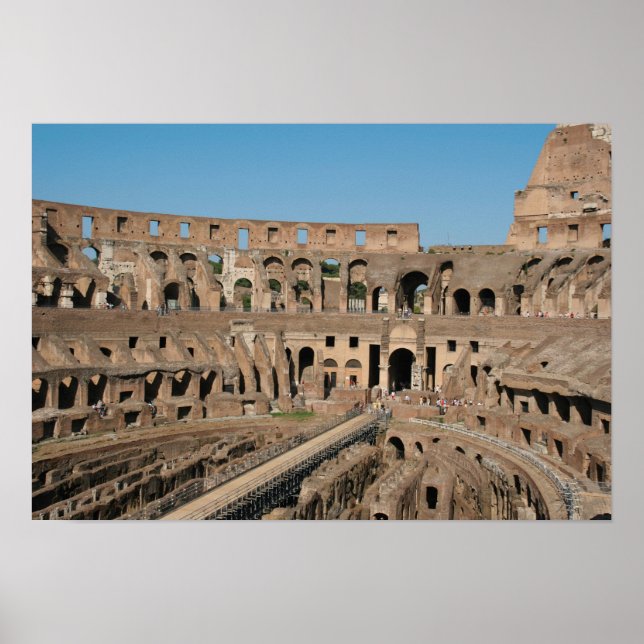 Roman Art. The Colosseum or Flavian 6 Poster (Front)