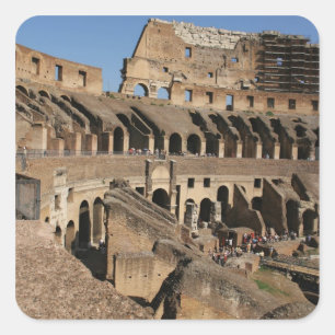 Roman Art. The Colosseum or Flavian Square Sticker