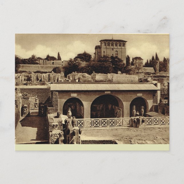Roman artefacts postcard (Front)