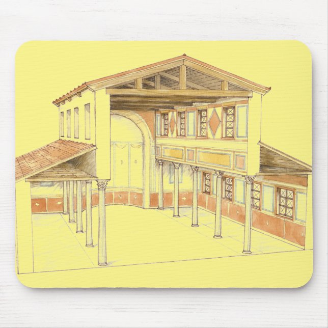 Roman basilica mouse pad (Front)