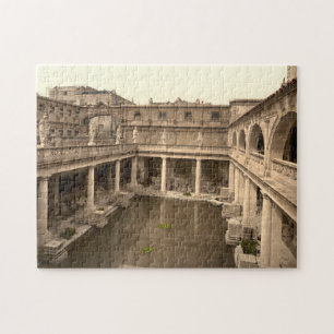 Roman Baths and Abbey II, Bath, Somerset, England Jigsaw Puzzle
