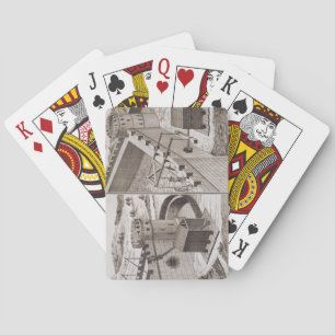 Roman Battering Rams, from the 'Encyclopedie des S Playing Cards