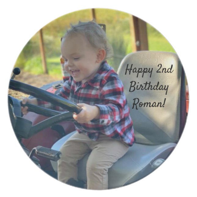 Roman Birthday Plate (Front)