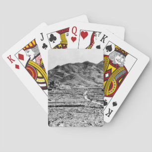 Roman Catholic cathedral in background_War Image Playing Cards