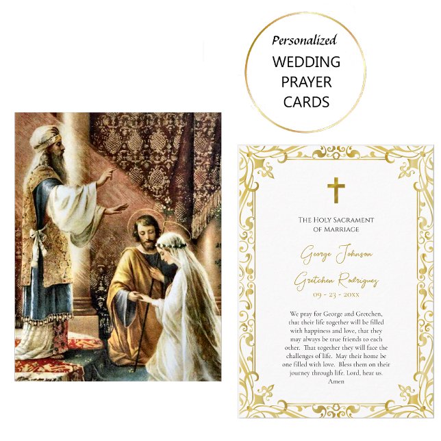Roman Catholic Wedding Prayer Card (Creator Uploaded)