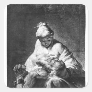 Roman Charity Square Sticker