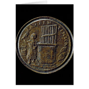 Roman coin depicting an Organ