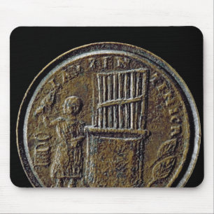 Roman coin depicting an Organ Mouse Pad