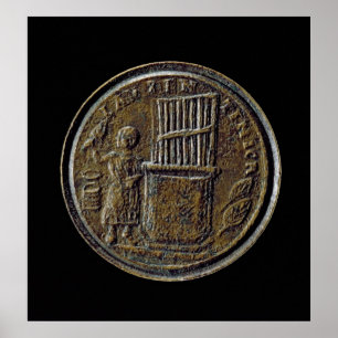 Roman coin depicting an Organ Poster
