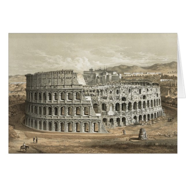 Roman Coliseum Vintage Art (Front Horizontal)
