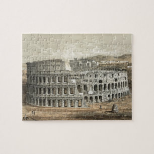 Roman Coliseum Vintage Art Jigsaw Puzzle