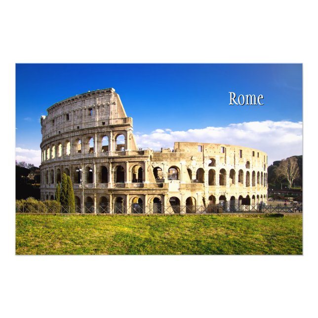 Roman Colosseum Arena Photo Print (Front)