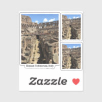 Roman Colosseum, Italy Photograph Vinyl Sticker