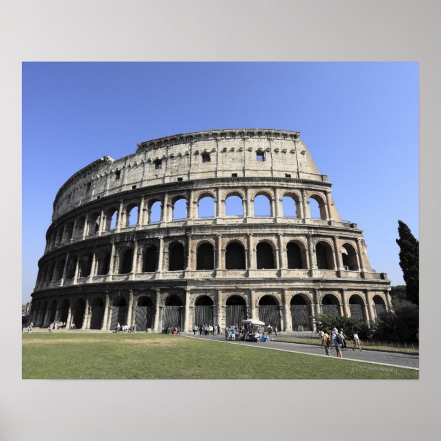 Roman Colosseum Lazio, Italy Poster (Front)