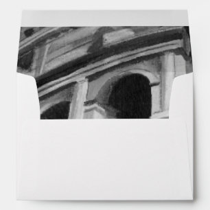 Roman Colosseum with Architectural Drawings Envelopes