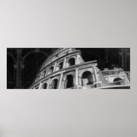 Roman Colosseum with Architectural Drawings