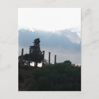 Roman Columns in Byblos Postcard