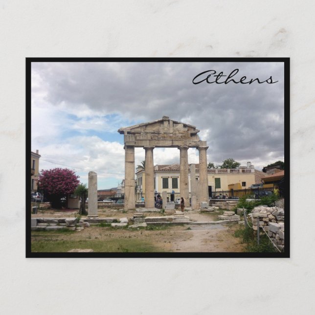 roman columns postcard (Front)