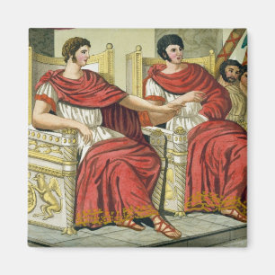 Roman Consuls, from 'L'Antica Roma', 1825 (colour Magnet