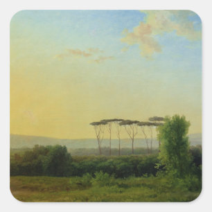 Roman Countryside Square Sticker