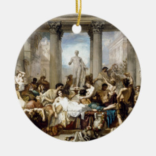 roman decadence ceramic tree decoration