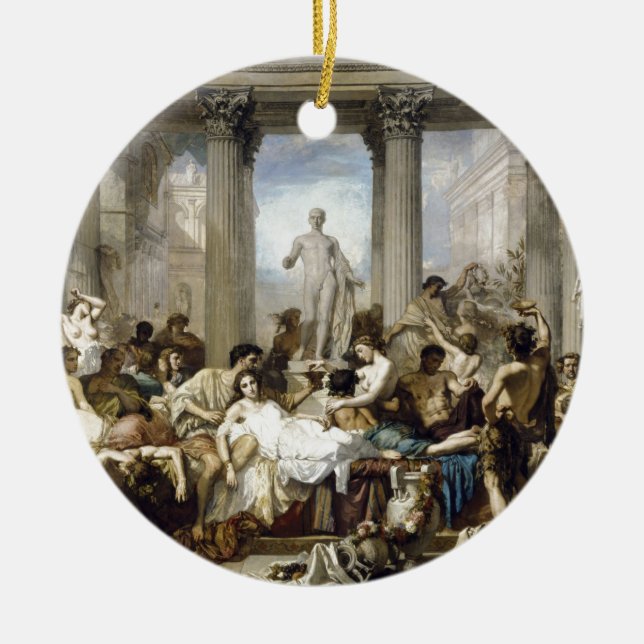 roman decadence ceramic tree decoration (Front)