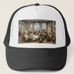 roman decadence trucker hat