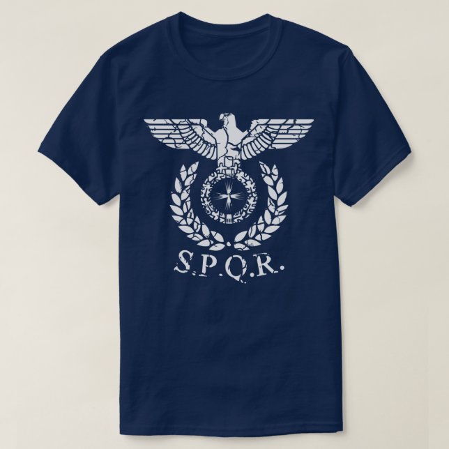 Roman Emblem SPQR  T-Shirt (Design Front)