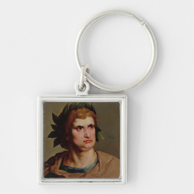 Roman Emperor, possibly Nero  c.1625-30 Key Ring (Front)