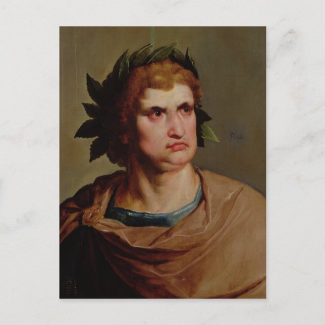 Roman Emperor, possibly Nero  c.1625-30 Postcard (Front)