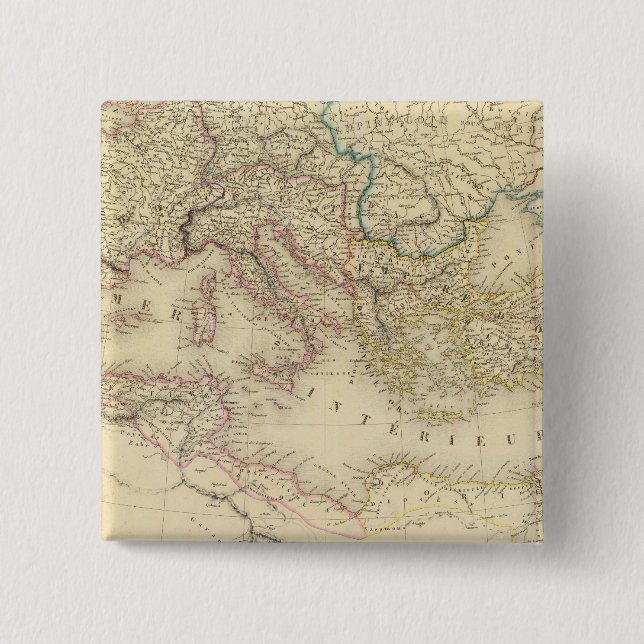 Roman Empire 4 15 Cm Square Badge (Front)