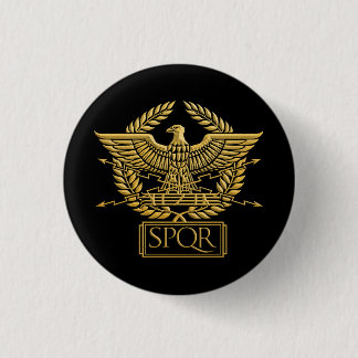 Roman Empire Aquila Eagle 3 Cm Round Badge