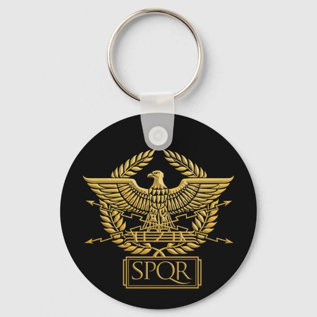 Roman Empire Aquila Eagle Key Ring (Front)