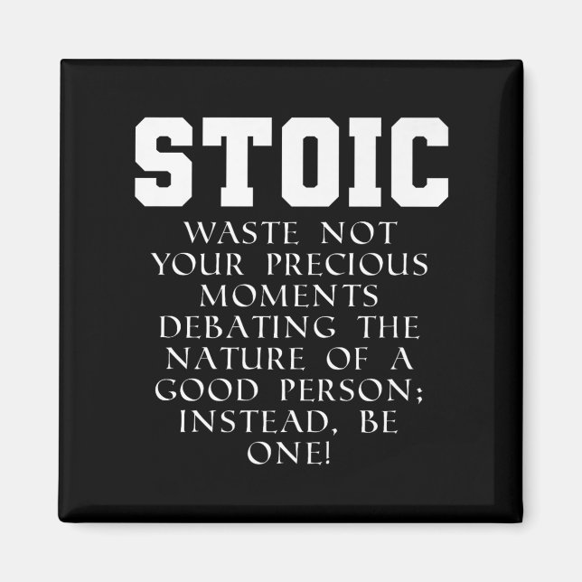 Roman Empire Book Quote Marcus Aurelius Stoic Prem Magnet (Front)